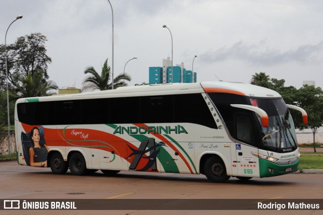 Empresa de Transportes Andorinha 6165 na cidade de Maringá, Paraná, Brasil, por Rodrigo Matheus. ID da foto: 10522745.