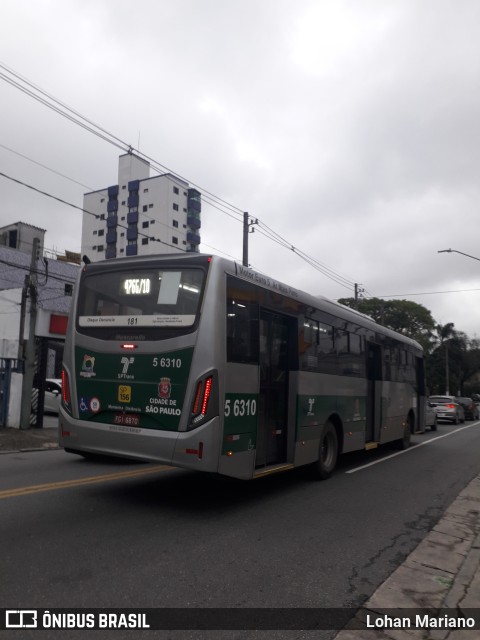 Transunião Transportes 5 6310 na cidade de São Paulo, São Paulo, Brasil, por Lohan Mariano. Número da foto: #10440302.