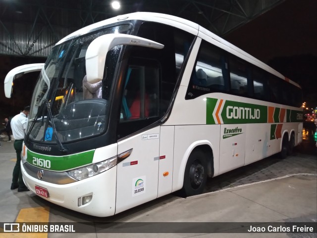 Empresa Gontijo de Transportes 21610 na cidade de Bauru, São Paulo, Brasil, por Joao Carlos Freire. Número da foto: #10439812.
