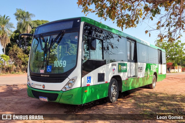 Viação Paraense Cuiabá Transportes 1069 na cidade de Cuiabá, Mato Grosso, Brasil, por Leon Gomes. Número da foto: #10441384.