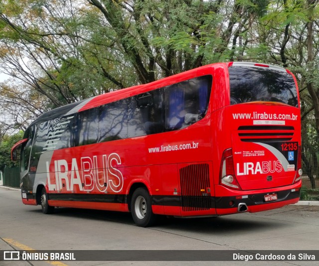 Lirabus 12135 na cidade de São Paulo, São Paulo, Brasil, por Diego Cardoso da Silva. Número da foto: #10441516.