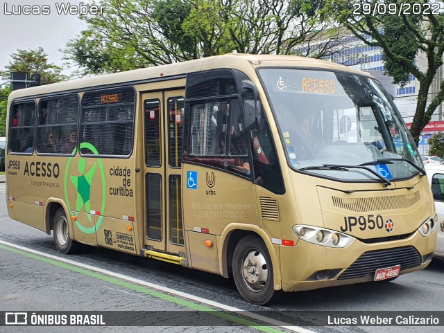 Expresso Azul JP950 na cidade de Curitiba, Paraná, Brasil, por Lucas Weber Calizario. ID da foto: 10442393.