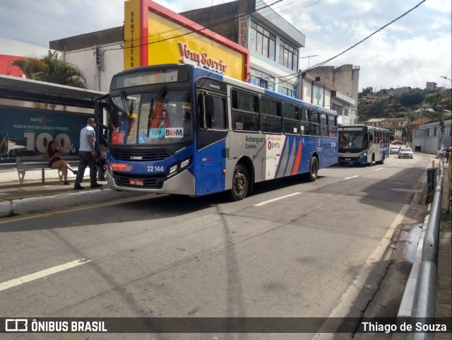 Viação Cidade de Caieiras 22.144 na cidade de Franco da Rocha, São Paulo, Brasil, por Thiago de Souza. Número da foto: #10441305.