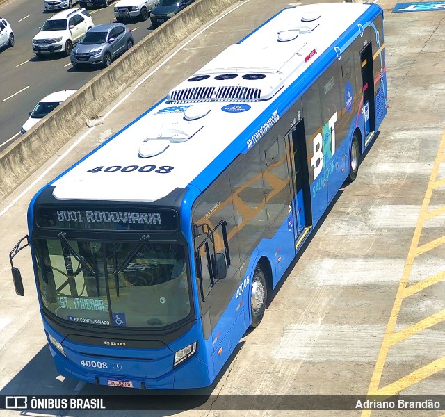 BRT Salvador 40008 na cidade de Salvador, Bahia, Brasil, por Adriano Brandão. ID da foto: 10441235.