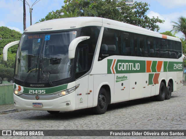 Empresa Gontijo de Transportes 21435 na cidade de Fortaleza, Ceará, Brasil, por Francisco Elder Oliveira dos Santos. ID da foto: 10441212.