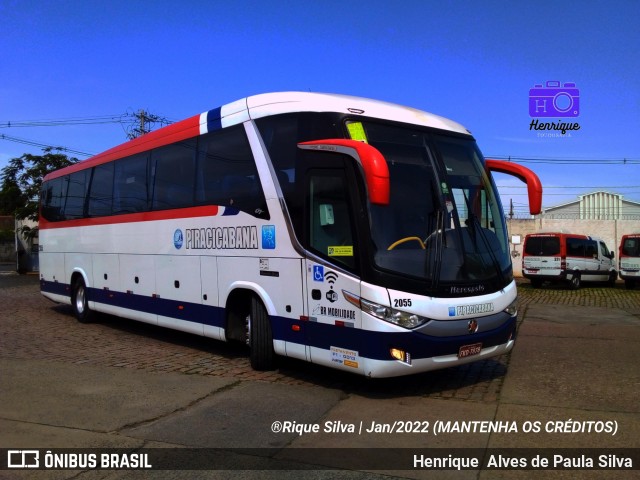 Viação Piracicabana 2055 na cidade de Campinas, São Paulo, Brasil, por Henrique Alves de Paula Silva. Número da foto: #10439897.
