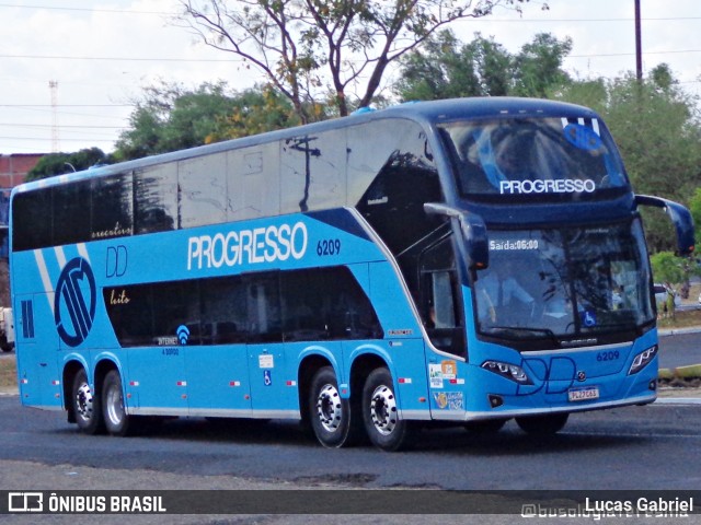 Auto Viação Progresso 6209 na cidade de Teresina, Piauí, Brasil, por Lucas Gabriel. ID da foto: 10442727.