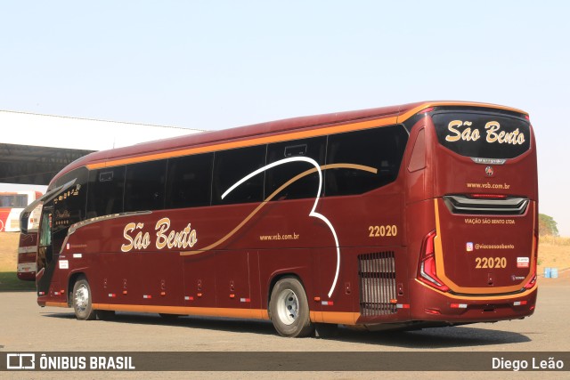 Viação São Bento Ribeirão Preto 22020 na cidade de Ribeirão Preto, São Paulo, Brasil, por Diego Leão. Número da foto: #10442076.