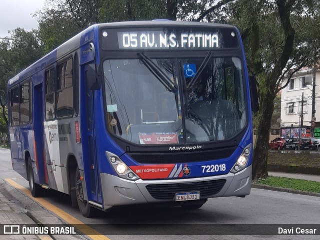 BR Mobilidade Baixada Santista 722018 na cidade de Santos, São Paulo, Brasil, por Davi Cesar. ID da foto: 10440574.