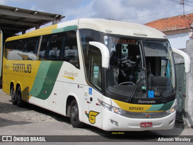 Empresa Gontijo de Transportes 18580 na cidade de Fortaleza, Ceará, Brasil, por Alisson Wesley. ID da foto: 10441397.