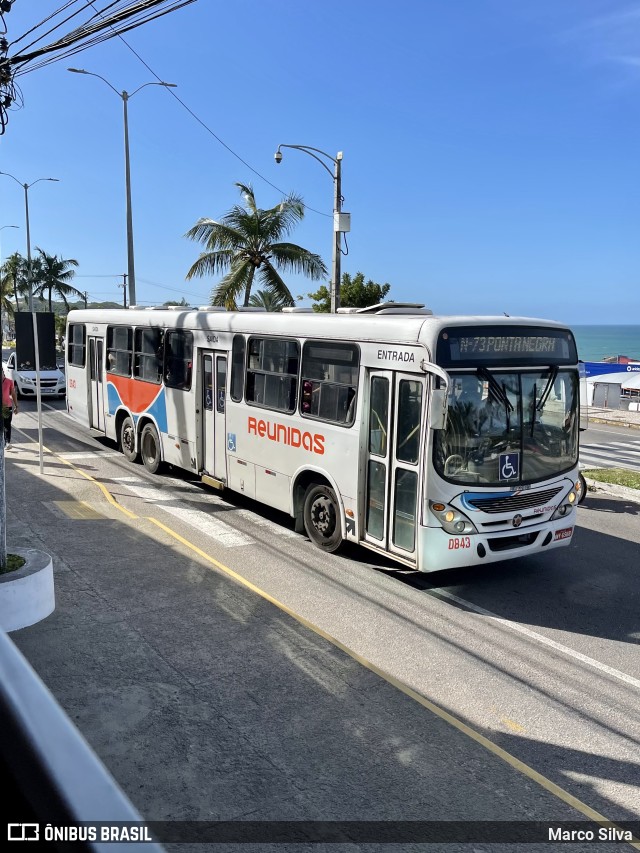 Reunidas Transportes Urbanos 0843 na cidade de Natal, Rio Grande do Norte, Brasil, por Marco Silva. ID da foto: 10441130.