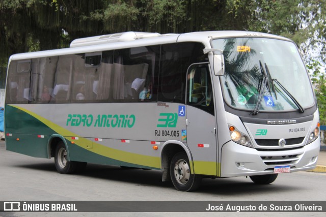 Empresa de Ônibus e Turismo Pedro Antônio RJ 804.005 na cidade de Barra do Piraí, Rio de Janeiro, Brasil, por José Augusto de Souza Oliveira. Número da foto: #10441569.
