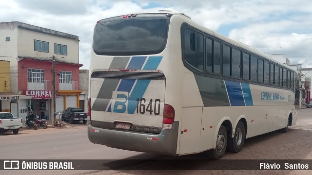 Viação Central Bahia de Transportes 1640 na cidade de Barra da Estiva, Bahia, Brasil, por Flávio  Santos. ID da foto: 10439685.