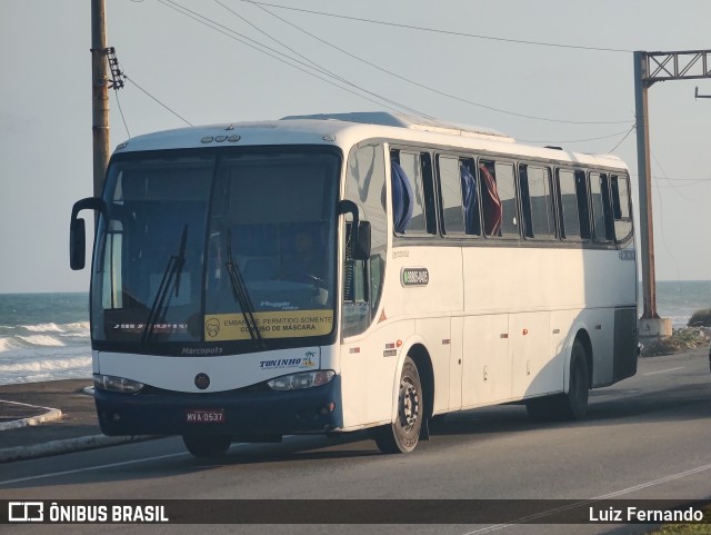 Toninho Transportes e Turismo 0537 na cidade de Maceió, Alagoas, Brasil, por Luiz Fernando. ID da foto: 10442686.