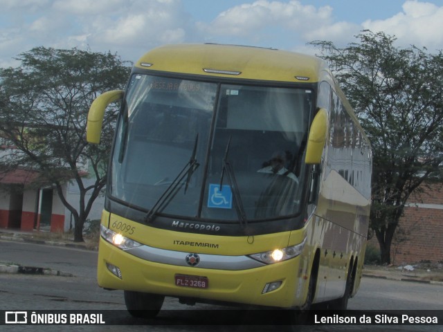 Viação Itapemirim 60095 na cidade de Caruaru, Pernambuco, Brasil, por Lenilson da Silva Pessoa. Número da foto: #10441299.