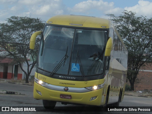 Viação Itapemirim 60095 na cidade de Caruaru, Pernambuco, Brasil, por Lenilson da Silva Pessoa. ID da foto: 10441299.