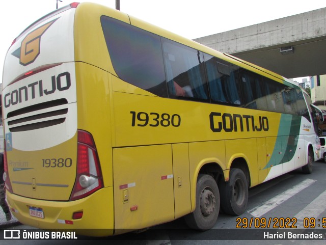 Empresa Gontijo de Transportes 19380 na cidade de Belo Horizonte, Minas Gerais, Brasil, por Hariel Bernades. ID da foto: 10439953.