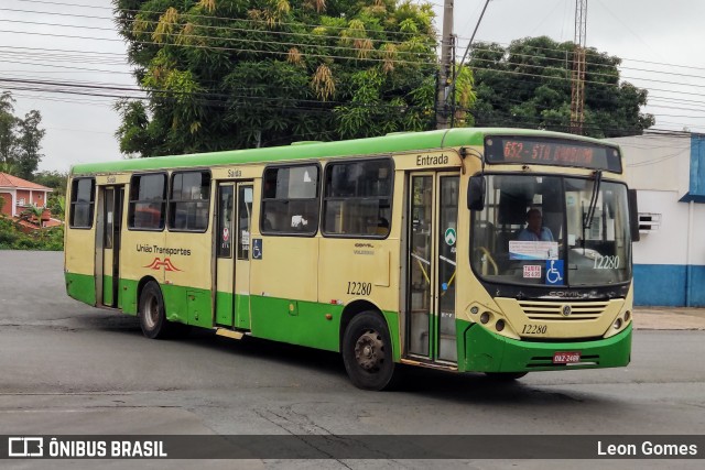 União Transportes 12280 na cidade de Várzea Grande, Mato Grosso, Brasil, por Leon Gomes. Número da foto: #10442027.
