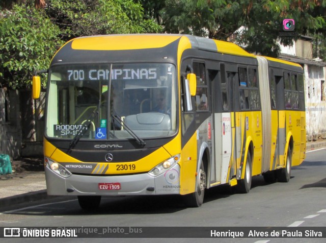 Transportes Capellini 23019 na cidade de Campinas, São Paulo, Brasil, por Henrique Alves de Paula Silva. ID da foto: 10439865.