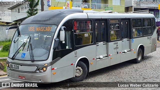 Transporte Coletivo Glória BL328 na cidade de Curitiba, Paraná, Brasil, por Lucas Weber Calizario. Número da foto: #10440863.
