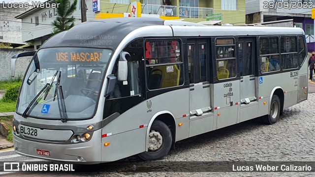 Transporte Coletivo Glória BL328 na cidade de Curitiba, Paraná, Brasil, por Lucas Weber Calizario. ID da foto: 10440863.