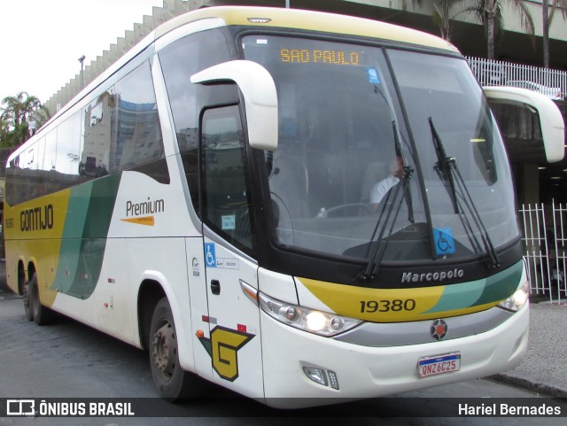 Empresa Gontijo de Transportes 19380 na cidade de Belo Horizonte, Minas Gerais, Brasil, por Hariel Bernades. ID da foto: 10439914.