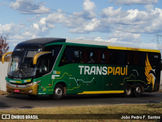 Viação Transpiauí 10020 na cidade de Teresina, Piauí, Brasil, por João Pedro F. Santos. Número da foto: #10442495.