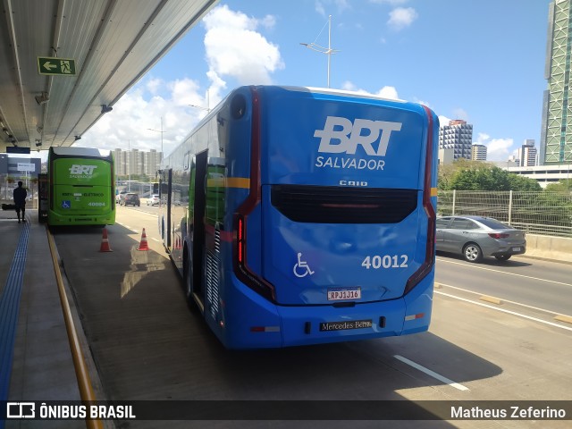 BRT Salvador 40012 na cidade de Salvador, Bahia, Brasil, por Matheus Zeferino. Número da foto: #10440019.
