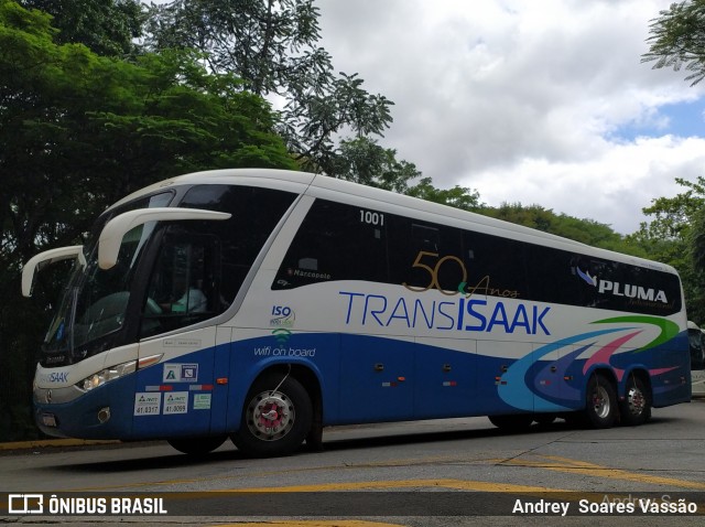 Trans Isaak Turismo 1001 na cidade de São Paulo, São Paulo, Brasil, por Andrey  Soares Vassão. Número da foto: #10527313.