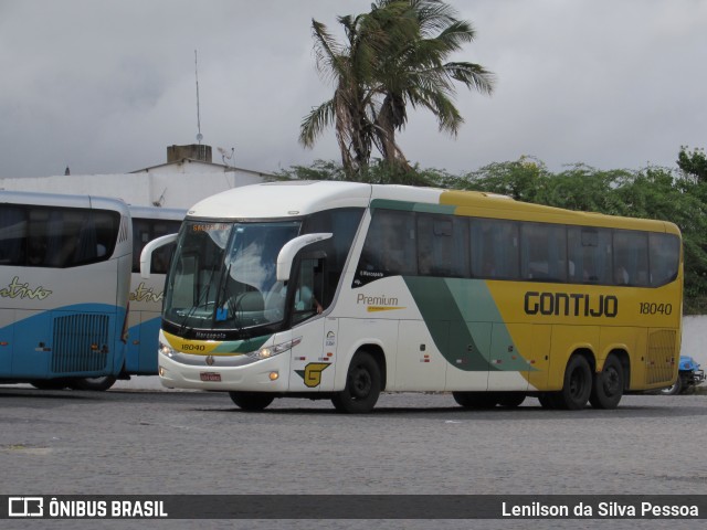 Empresa Gontijo de Transportes 18040 na cidade de Caruaru, Pernambuco, Brasil, por Lenilson da Silva Pessoa. ID da foto: 10525728.