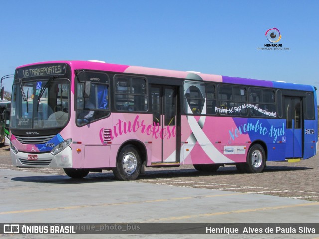 VB Transportes e Turismo 3109 na cidade de Campinas, São Paulo, Brasil, por Henrique Alves de Paula Silva. Número da foto: #10528012.