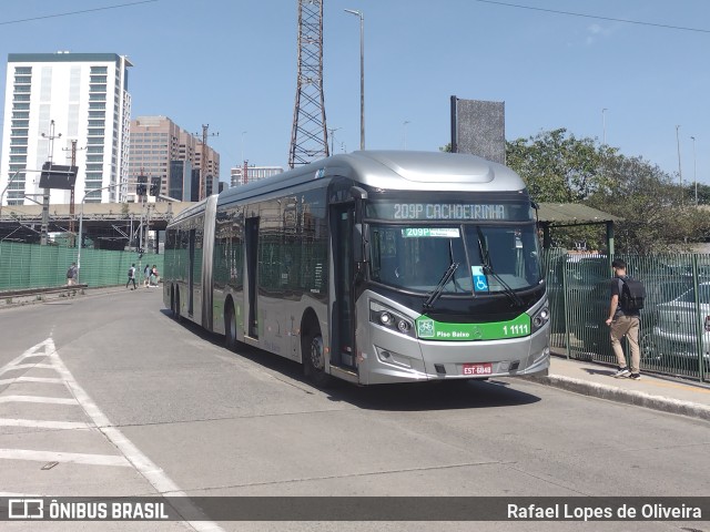 Viação Santa Brígida 1 1111 na cidade de São Paulo, São Paulo, Brasil, por Rafael Lopes de Oliveira. ID da foto: 10527302.