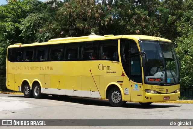 Viação Itapemirim 8813 na cidade de São Paulo, São Paulo, Brasil, por cle giraldi. ID da foto: 10525699.