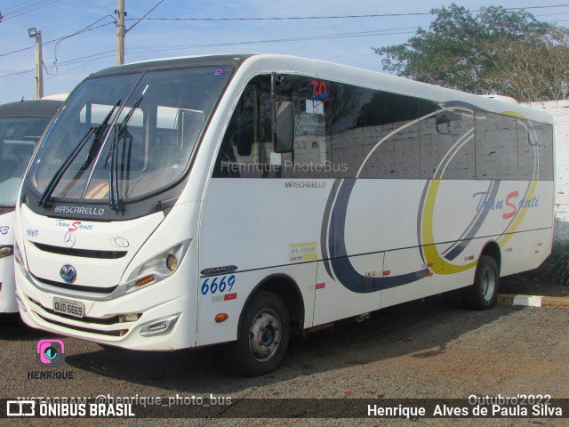 TranSanti Transportes e Turismo 6669 na cidade de Luís Antônio, São Paulo, Brasil, por Henrique Alves de Paula Silva. Número da foto: #10527466.