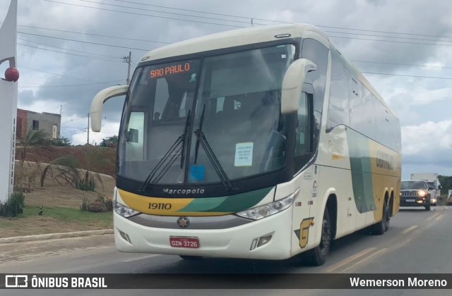 Empresa Gontijo de Transportes 19110 na cidade de Buerarema, Bahia, Brasil, por Wemerson Moreno. Número da foto: #10526078.