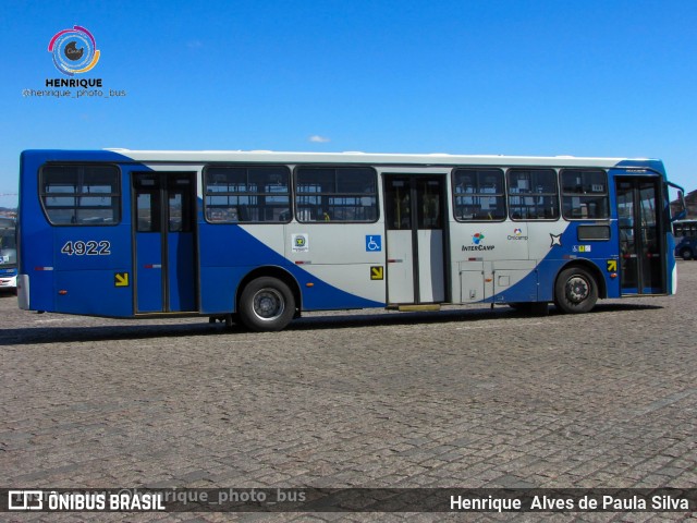 Onicamp Transporte Coletivo 4922 na cidade de Campinas, São Paulo, Brasil, por Henrique Alves de Paula Silva. Número da foto: #10528004.