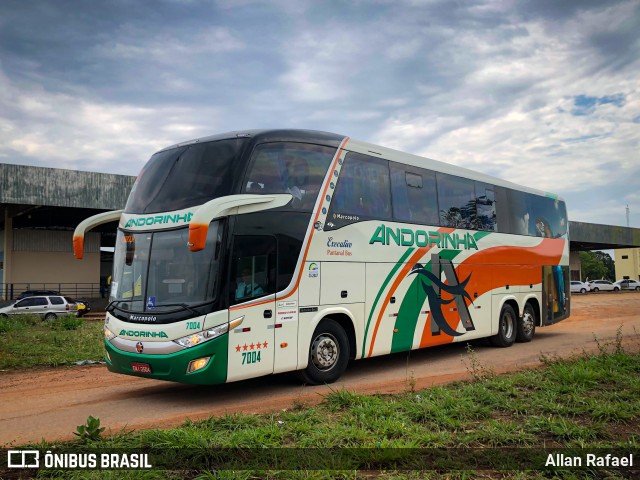 Empresa de Transportes Andorinha 7004 na cidade de Cáceres, Mato Grosso, Brasil, por Allan Rafael. Número da foto: #10528036.