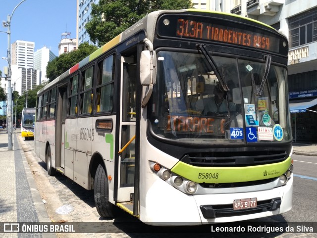 Viação Nossa Senhora de Lourdes B58048 na cidade de Rio de Janeiro, Rio de Janeiro, Brasil, por Leonardo Rodrigues da Silva. Número da foto: #10528052.