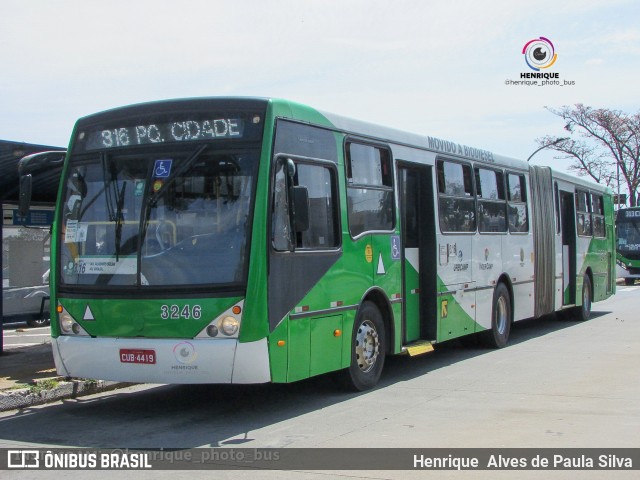 VB Transportes e Turismo 3246 na cidade de Campinas, São Paulo, Brasil, por Henrique Alves de Paula Silva. Número da foto: #10528015.