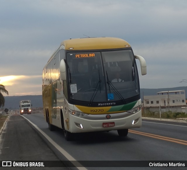 Empresa Gontijo de Transportes 19270 na cidade de Montes Claros, Minas Gerais, Brasil, por Cristiano Martins. Número da foto: #10526159.