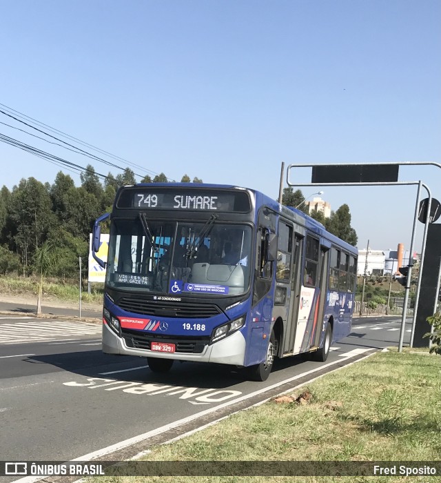 Transportes Capellini 19.188 na cidade de Nova Odessa, São Paulo, Brasil, por Fred Sposito. Número da foto: #10528061.