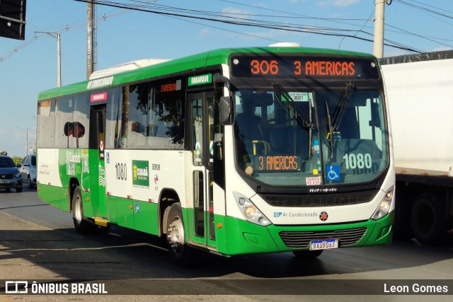 Viação Paraense Cuiabá Transportes 1080 na cidade de Cuiabá, Mato Grosso, Brasil, por Leon Gomes. Número da foto: #10526985.