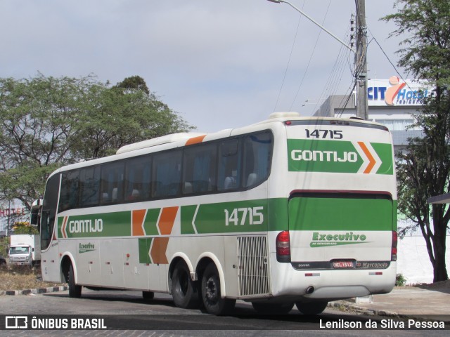 Empresa Gontijo de Transportes 14715 na cidade de Caruaru, Pernambuco, Brasil, por Lenilson da Silva Pessoa. ID da foto: 10525818.