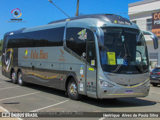 Isla Bus Transportes 2300 na cidade de Holambra, São Paulo, Brasil, por Henrique Alves de Paula Silva. Número da foto: #10527995.