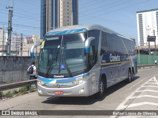 Viação Cometa 13114 na cidade de São Paulo, São Paulo, Brasil, por Rafael Lopes de Oliveira. Número da foto: #10527262.
