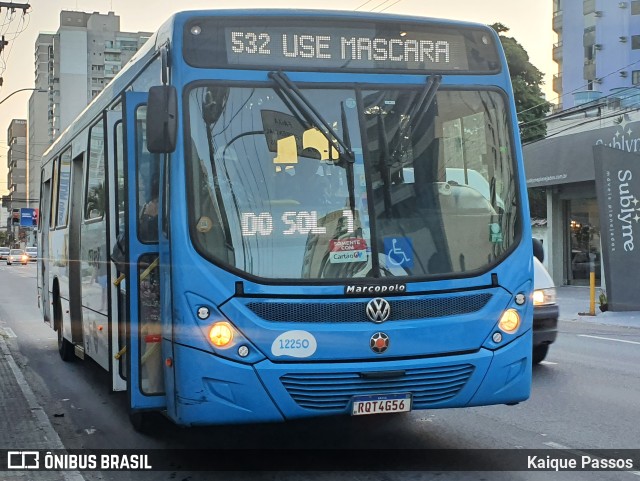 Viação Praia Sol 12250 na cidade de Vila Velha, Espírito Santo, Brasil, por Kaique Passos. ID da foto: 10526687.