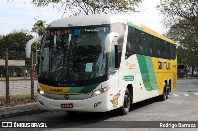 Empresa Gontijo de Transportes 18090 na cidade de São Paulo, São Paulo, Brasil, por Rodrigo Barraza. Número da foto: #10529996.