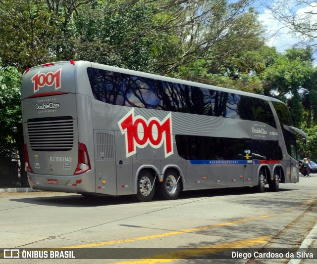 Auto Viação 1001 RJ 108.1142 na cidade de São Paulo, São Paulo, Brasil, por Diego Cardoso da Silva. Número da foto: #10529066.