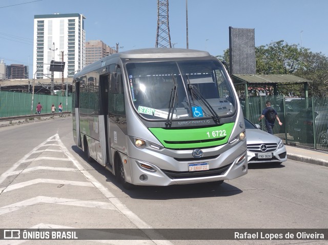 Transcooper > Norte Buss 1 6722 na cidade de São Paulo, São Paulo, Brasil, por Rafael Lopes de Oliveira. Número da foto: #10528950.