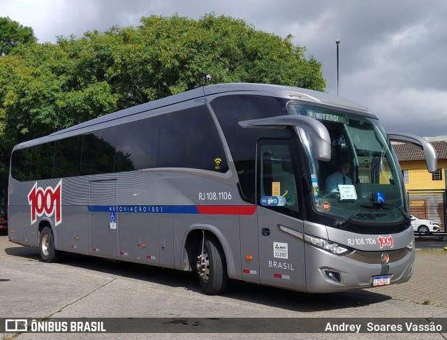 Auto Viação 1001 RJ 108.1106 na cidade de São Paulo, São Paulo, Brasil, por Andrey  Soares Vassão. ID da foto: 10529817.